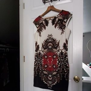 London style print dress